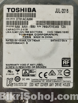 2 terabyte hard drivers